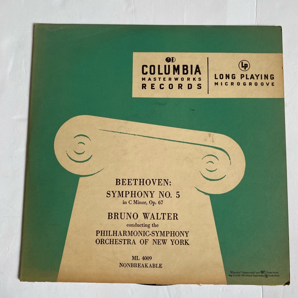 Beethoven Symphony No. 5 Philharmonic-Symphony Orchestra Of New York Vintage